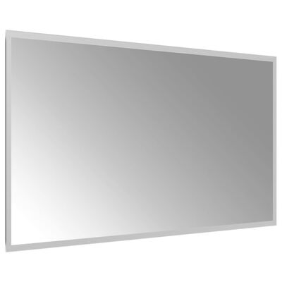 vidaXL Espelho de casa de banho com luzes LED 90x50 cm