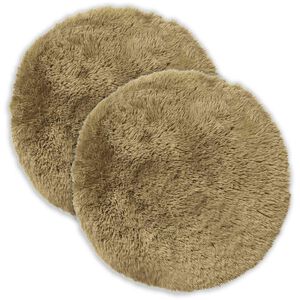 vidaXL Almofada HEERLEN 6 unid. Cinzento-claro Fleece PV