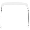 vidaXL Toldo em 4 arcos Bimini 243x210x137 cm branco