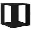 vidaXL Mesa de centro Carvalho Preto 32 x 32 x 30 cm