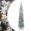 vidaXL &Aacute;rvore de Natal Artificial Verde 240 cm PVC e A&ccedil;o e Pl&aacute;stico