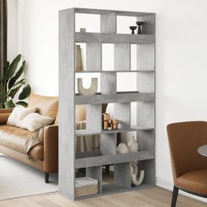 vidaXL Divis&oacute;ria 100x33x187,5 cm derivados de madeira cinzento cimento