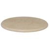vidaXL Tampo de mesa &Oslash;50x2,5 cm m&aacute;rmore cor creme