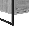 vidaXL Buffet Cinza Sonoma 79 x 36 x 75.5 cm Madeira processada