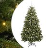 vidaXL &Aacute;rvore de Natal Artificial Verde 240 cm PVC e Metal