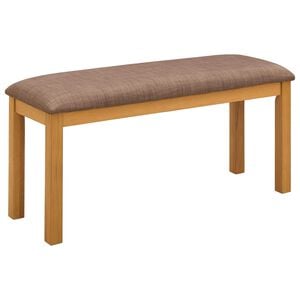 vidaXL Banco de Jantar 95 x 32 x 45 cm Madeira de Carvalho S&oacute;lido