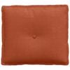 vidaXL Travesseiro para Costas Laranja Vermelho 50 x 45 cm