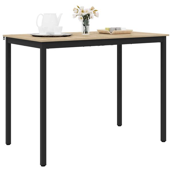 vidaXL Mesa de Bar em P&eacute; Madeira processada