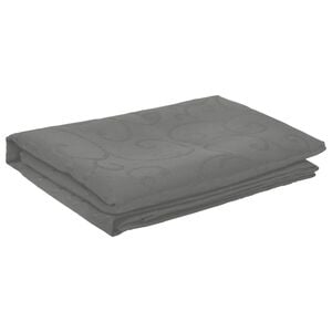 vidaXL Toalha de Mesa Quadrado Cinzento-claro 90 x 90 cm