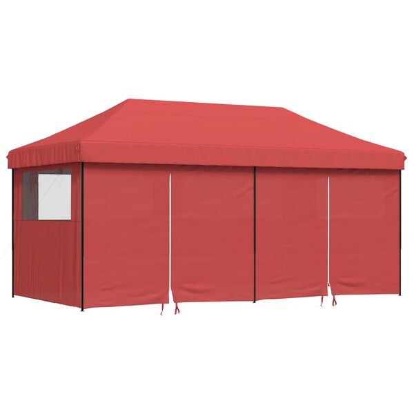 vidaXL Tenda de Festa Borgonha 292 x 580 x 315 cm Tecido Oxford
