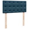 vidaXL Cama boxspring com colch&atilde;o 80x200 cm veludo azul