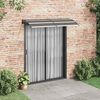 vidaXL Toldo de porta 200x75 cm PC preto