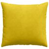 vidaXL Travesseiros de Sofá 2 pcs Amarelo 45 x 45 cm