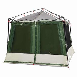 vidaXL Tenda interior com telhado Verde 291 x 291 x 240 cm tafet&aacute;