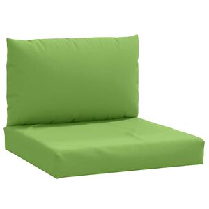 vidaXL Almofad&otilde;es de paletes 2 pcs mesclado tecido verde