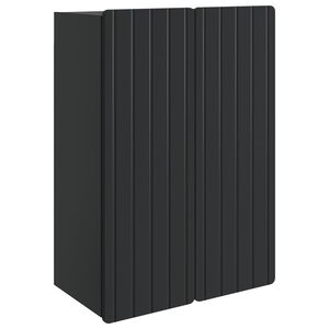 vidaXL Arm&aacute;rio de Parede Preto 66 x 34,5 x 92 cm Derivados de Madeira