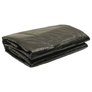 vidaXL Cobertura para piscina 455 cm PE preto