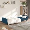 vidaXL Sof&aacute;-cama de 2 lugares veludo azul