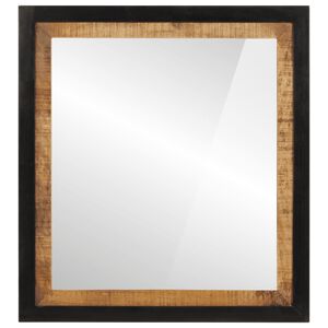 vidaXL Espelho de casa de banho 55x1x60 cm vidro e mangueira maci&ccedil;a