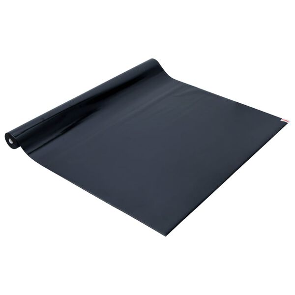 vidaXL Pel&iacute;cula para janela est&aacute;tica 45x500 cm PVC preto fosco