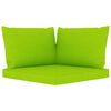 vidaXL 6 pcs conjunto lounge de jardim c/ almofad&otilde;es verde brilhante