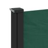 vidaXL Toldo lateral retr&aacute;til 120x500 cm verde-escuro