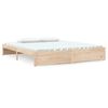vidaXL Estrutura de cama super king 180x200 cm madeira maci&ccedil;a