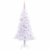 vidaXL &Aacute;rvore de Natal Artificial com 150 LEDs Branco 150 cm PVC e A&ccedil;o