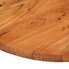 vidaXL Tampo de mesa oval 110x40x2,5 cm madeira de acácia maciça