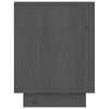 vidaXL Mesas de cabeceira 2 pcs 40x30x40 cm pinho maciço cinza