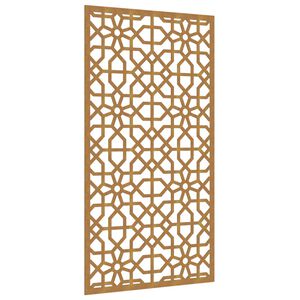 vidaXL Decora&ccedil;&atilde;o p/ muro de jardim 105x55 cm a&ccedil;o corten design &aacute;rabe
