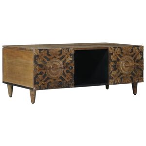 vidaXL Mesa de centro Castanho 100 x 54 x 40 cm