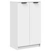 vidaXL Sapateira 59x35x100,5 cm derivados de madeira branco