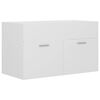vidaXL Arm&aacute;rio de lavat&oacute;rio 80x38,5x46 cm derivados de madeira branco