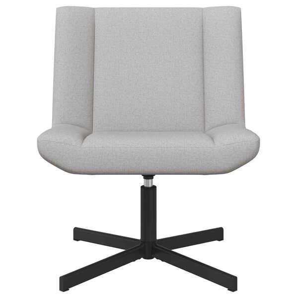 vidaXL Cadeira girat&oacute;ria Cinza Nuvem 63 x 75 x 76 cm tecido