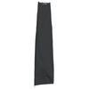 vidaXL Capa para guarda-sol de jardim 190x50/30 cm 420D oxford preto