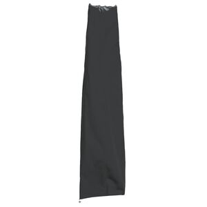 vidaXL Capa para guarda-sol de jardim 190x50/30 cm 420D oxford preto