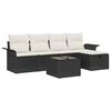 vidaXL Conjunto de Sof&aacute; de Jardim 6 unid. Rattan Sint&eacute;tico