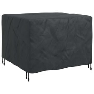 vidaXL Capa para M&oacute;veis Liso Preto 113 x 113 x 73 cm 600D