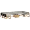 vidaXL Conjunto de Sof&aacute;s para Exterior 11 unid. 10 lugar