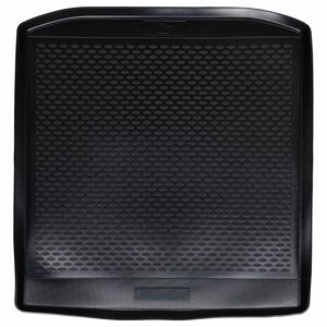 vidaXL Tapete de Porta-Malas Preto Borracha