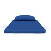 vidaXL Almofadas de cadeira 2 pcs Azul 58 x 77 x 4,5 cm Tecido Oxford