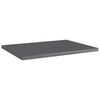 vidaXL Prateleiras para estante 4 pcs 40x30x1,5cm contraplacado cinza