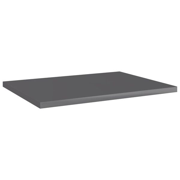vidaXL Prateleiras para estante 4 pcs 40x30x1,5cm contraplacado cinza