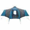 vidaXL Barraca Tipi com telhado Azul e Cinza 492 x 492 x 275 cm tecido