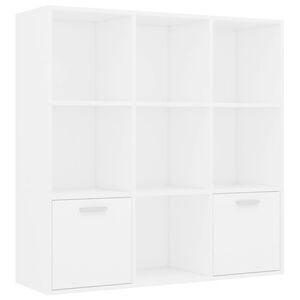 vidaXL Estante 98x30x98 cm derivados de madeira branco