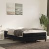 vidaXL Cama boxspring com colch&atilde;o 120x190 cm veludo preto