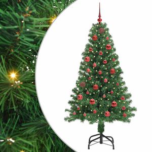 vidaXL &Aacute;rvore de Natal Artificial Verde 150 cm PVC, A&ccedil;o e Pl&aacute;stico