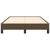 vidaXL Estrutura de cama sem colch&atilde;o 120x190cm castanho escuro