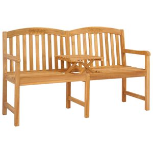 vidaXL Banco Rosa Esculpido &agrave; M&atilde;o 150,5 x 60 x 95 cm Natural